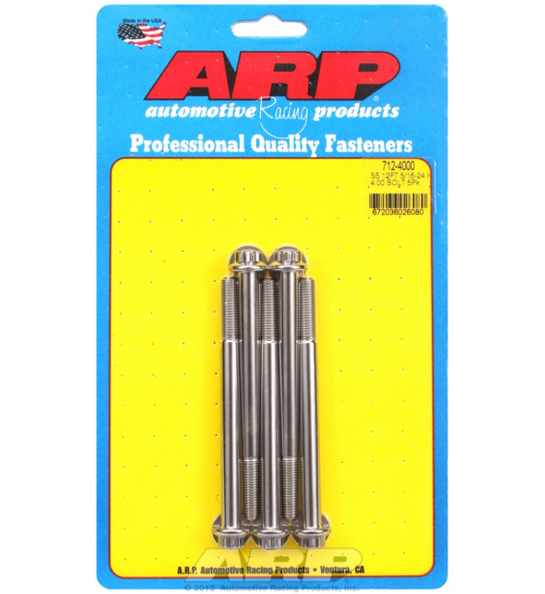 ARP Hardware - 5/16-24 x 4.000 12pt SS bolts