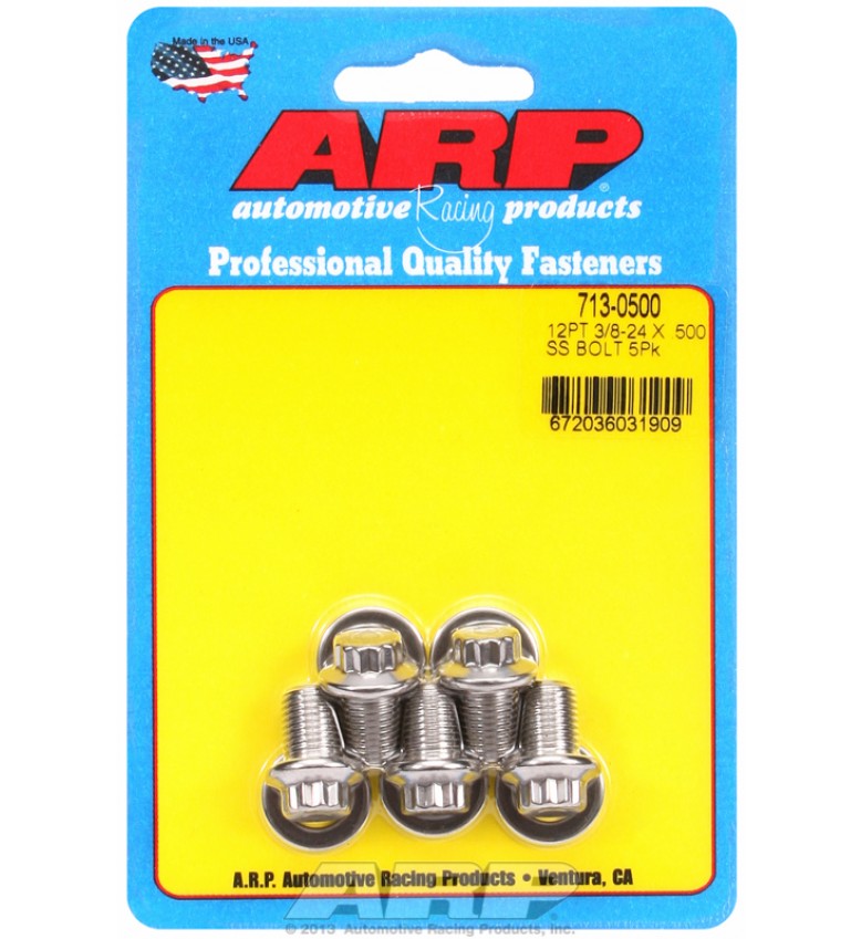 ARP Hardware - 3/8-24 x .500 12pt SS bolts