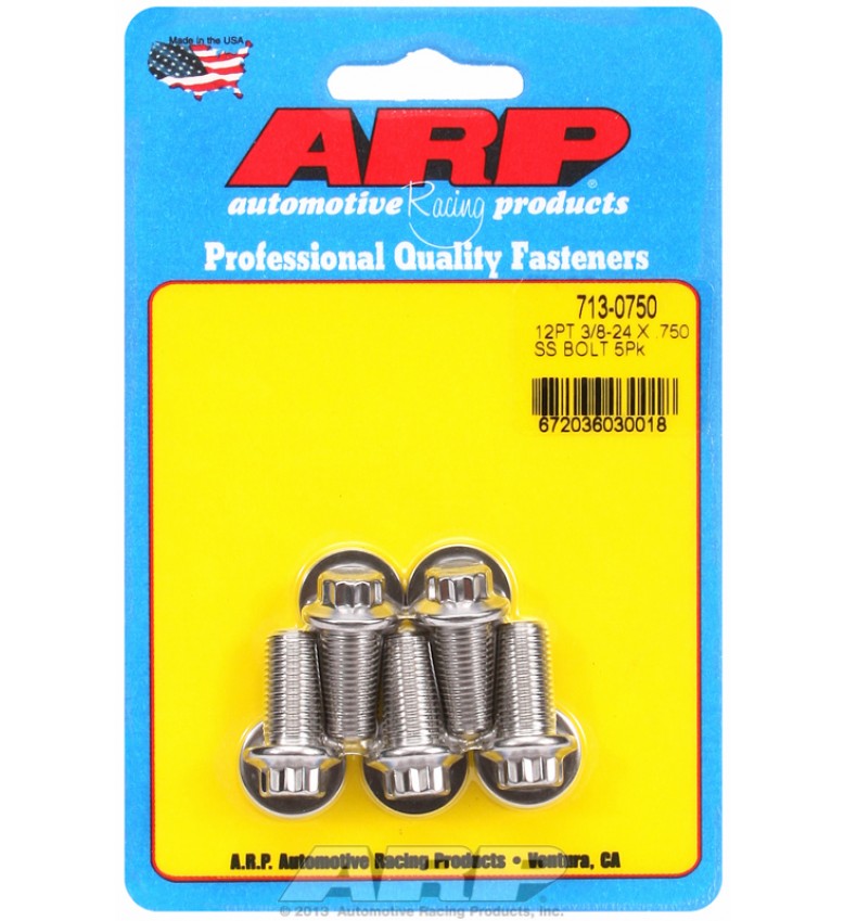 ARP Hardware - 3/8-24 x .750 12pt SS bolts