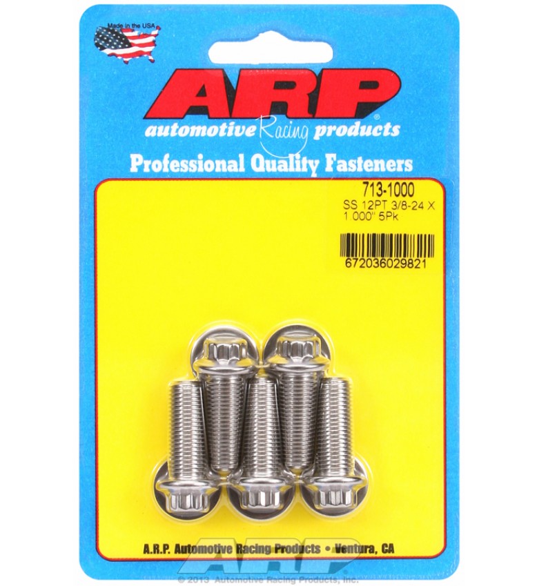 ARP Hardware - 3/8-24 x 1.000 12pt SS bolts