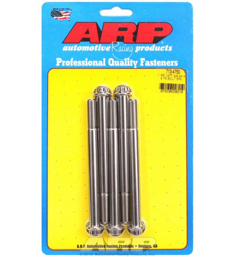 ARP Hardware - 3/8-24 x 4.750 12pt SS bolts