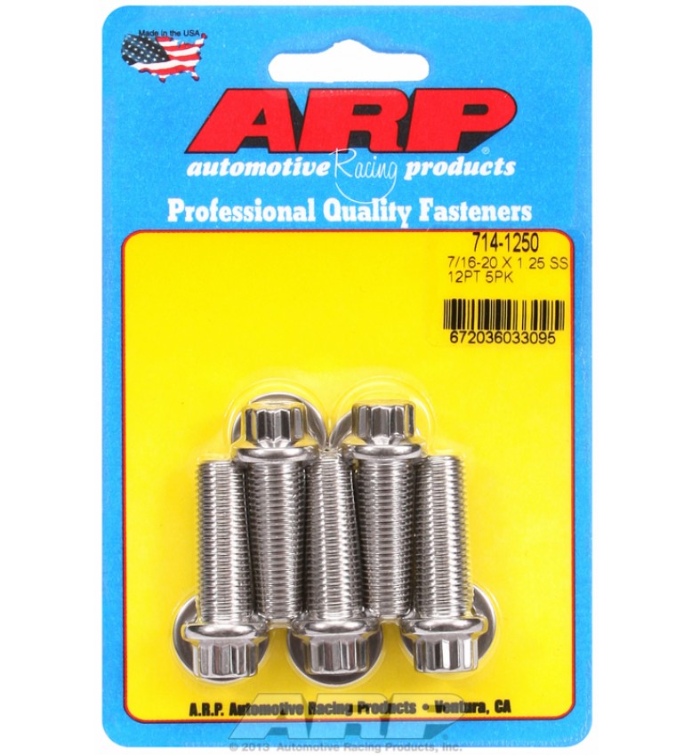 ARP Hardware - 7/16-20 x 1.250 12pt SS bolts