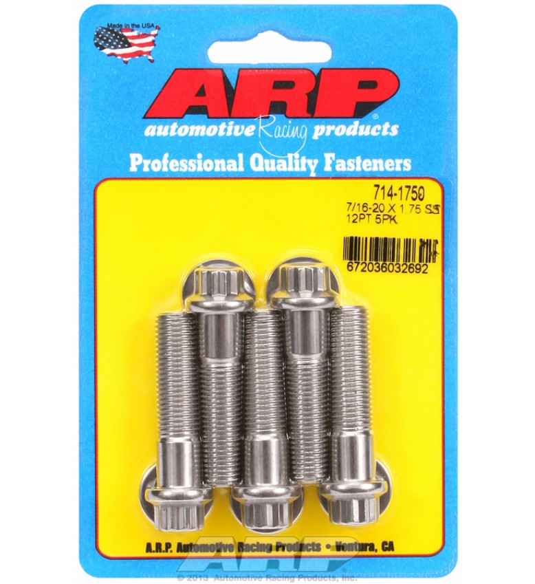 ARP Hardware - 7/16-20 x 1.750 12pt SS bolts