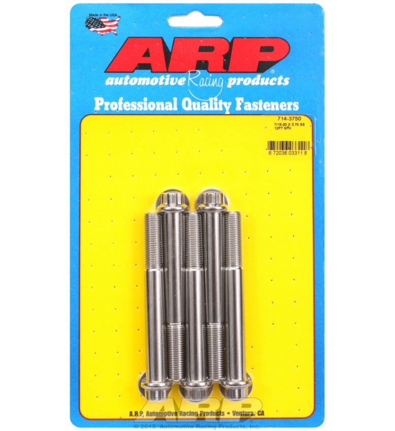 ARP Hardware - 7/16-20 x 3.750 12pt SS bolts