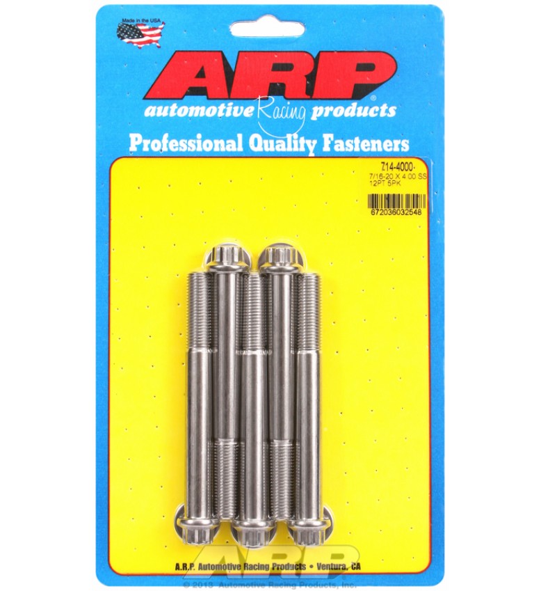 ARP Hardware - 7/16-20 x 4.000 12pt SS bolts