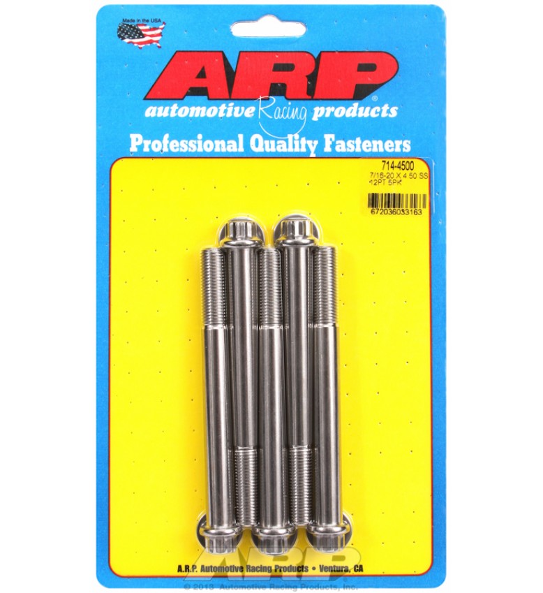 ARP Hardware - 7/16-20 x 4.500 12pt SS bolts
