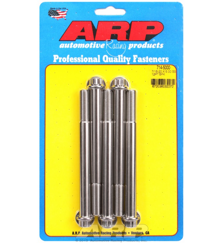 ARP Hardware - 7/16-20 x 5.000 12pt SS bolts