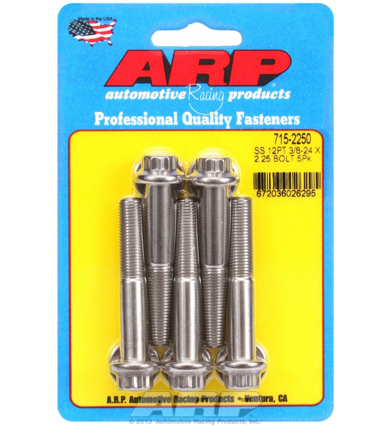 ARP Hardware - 3/8-24 x 2.250 12pt 7/16 wrenching SS bolts