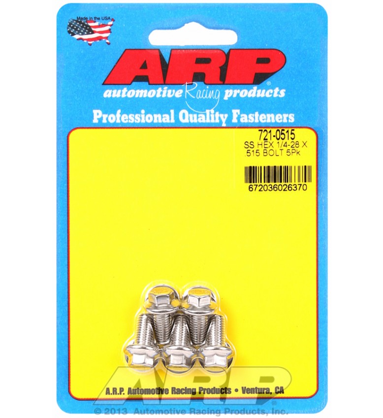 ARP Hardware - 1/4-28 x .515 hex SS bolts