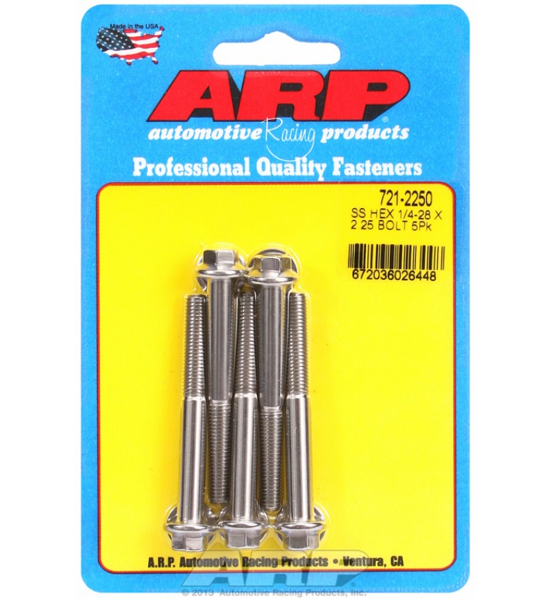 ARP Hardware - 1/4-28 x 2.250 hex SS bolts