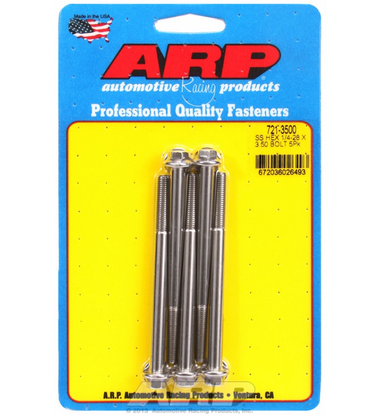 ARP Hardware - 1/4-28 x 3.500 hex SS bolts