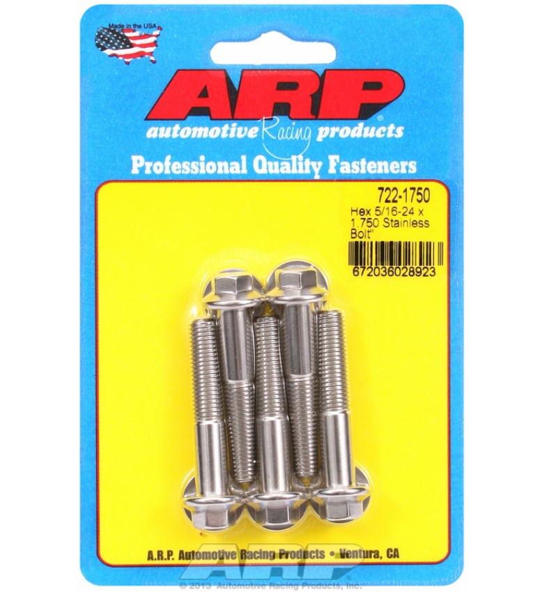 ARP Hardware - 5/16-24 x 1.750 hex SS bolts