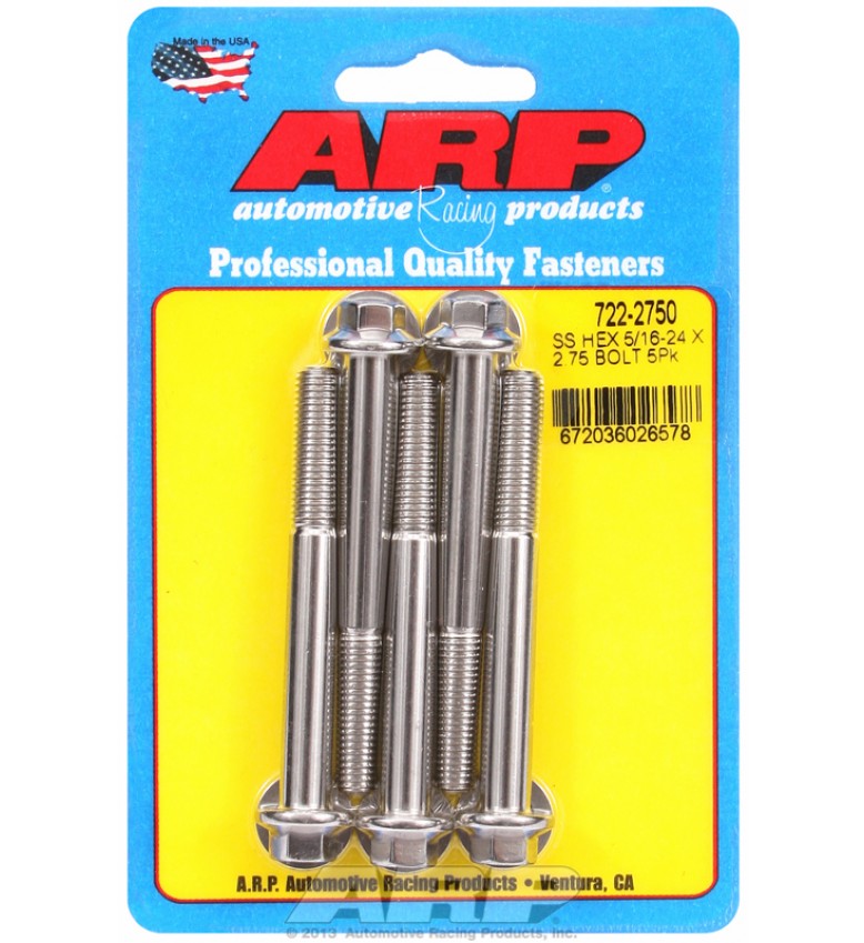 ARP Hardware - 5/16-24 x 2.750 hex SS bolts