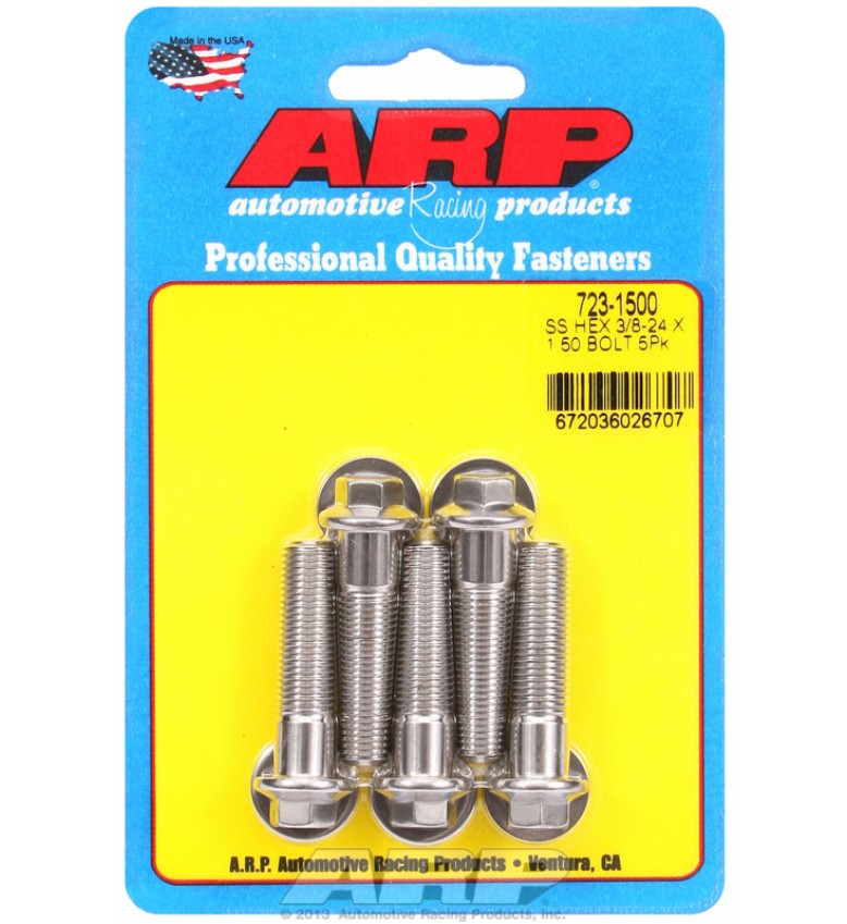 ARP Hardware - 3/8-24 x 1.500 hex SS bolts