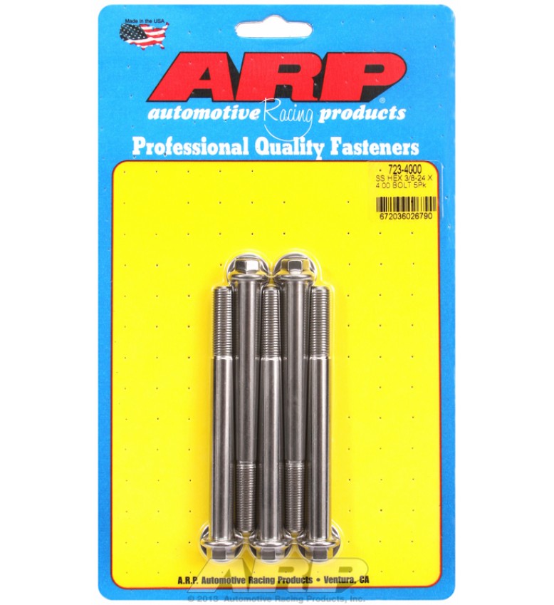 ARP Hardware - 3/8-24 x 4.000 hex SS bolts