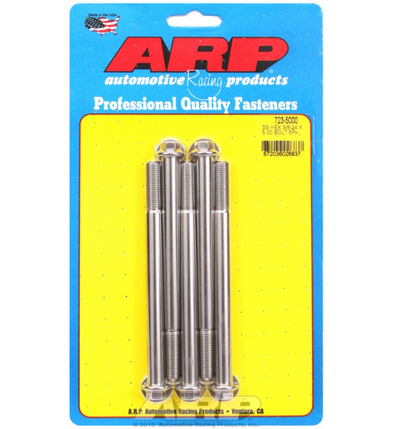 ARP Hardware - 3/8-24 x 5.000 hex SS bolts