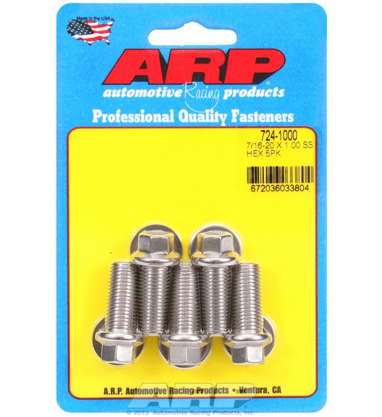 ARP Hardware - 7/16-20 x 1.000 hex SS bolts