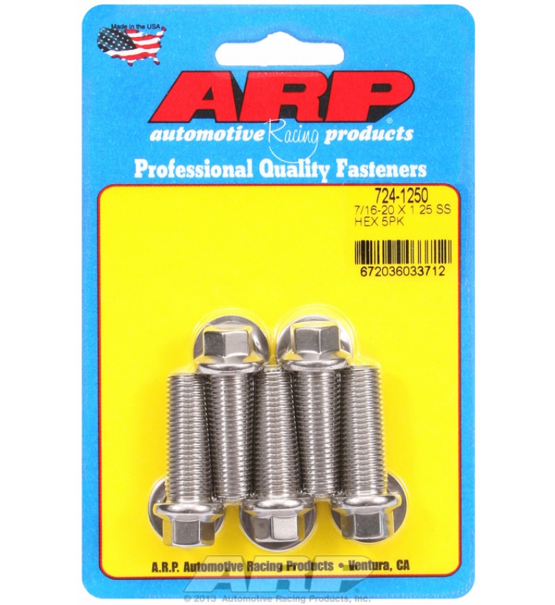 ARP Hardware - 7/16-20 x 1.250 hex SS bolts