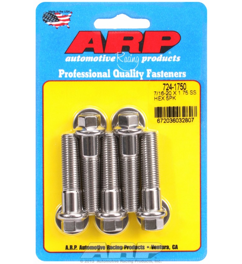 ARP Hardware - 7/16-20 x 1.750 hex SS bolts