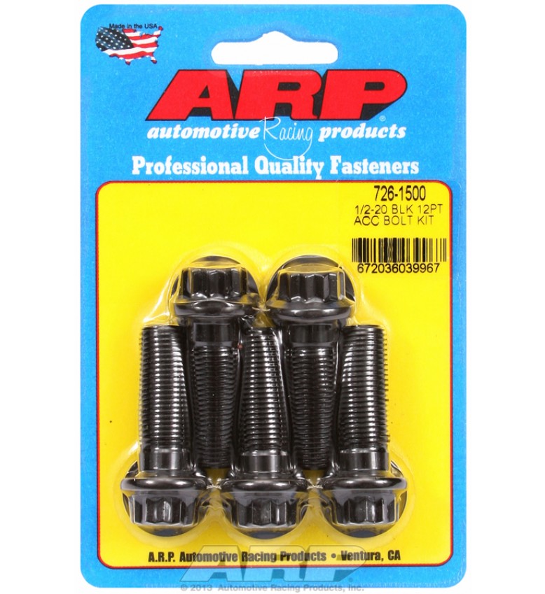 ARP Hardware - 1/2-20 x 1.500 12pt black oxide bolts