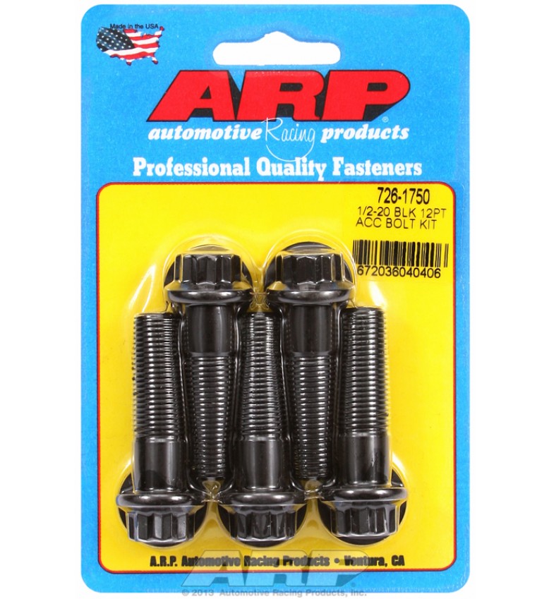 ARP Hardware - 1/2-20 x 1.750 12pt black oxide bolts