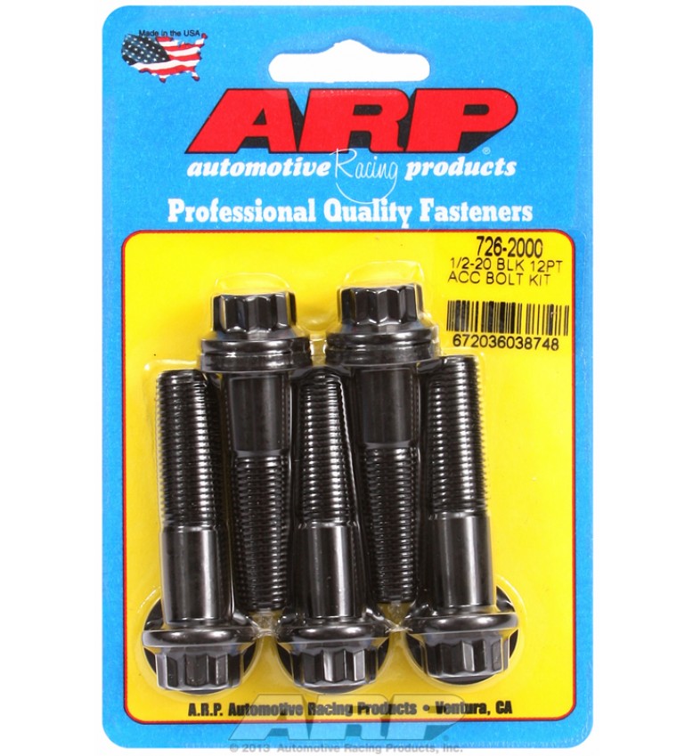ARP Hardware - 1/2-20 x 2.000 12pt black oxide bolts