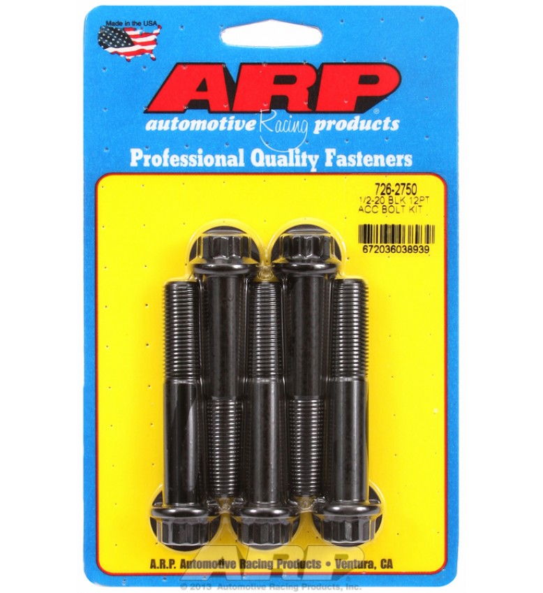 ARP Hardware - 1/2-20 x 2.750 12pt black oxide bolts