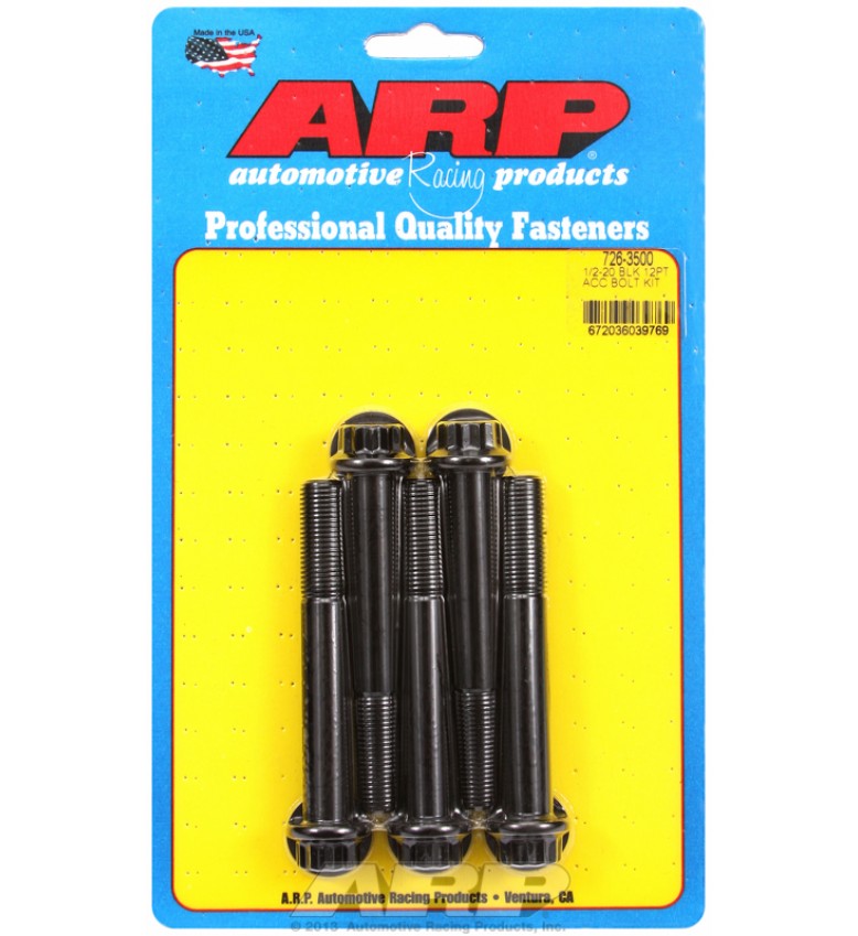 ARP Hardware - 1/2-20 x 3.500 12pt black oxide bolts