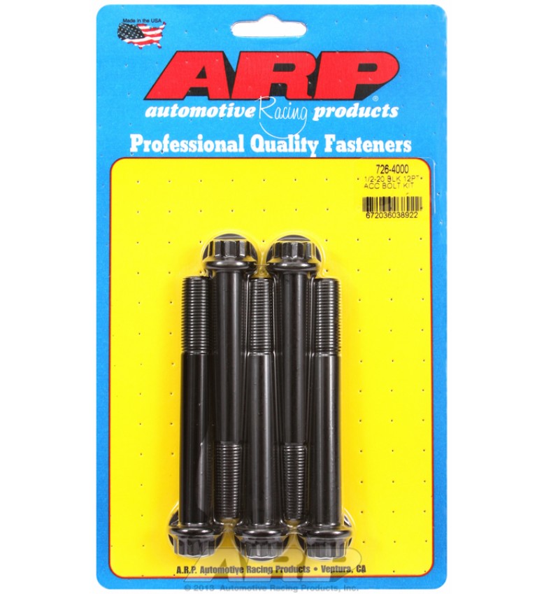 ARP Hardware - 1/2-20 x 4.000 12pt black oxide bolts