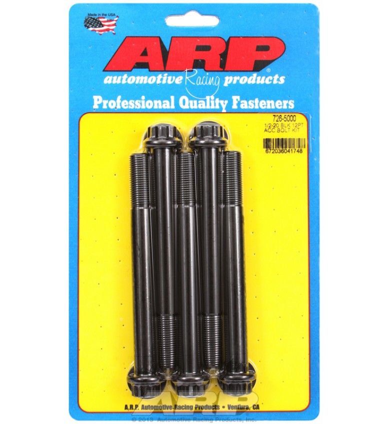 ARP Hardware - 1/2-20 x 5.000 12pt black oxide bolts