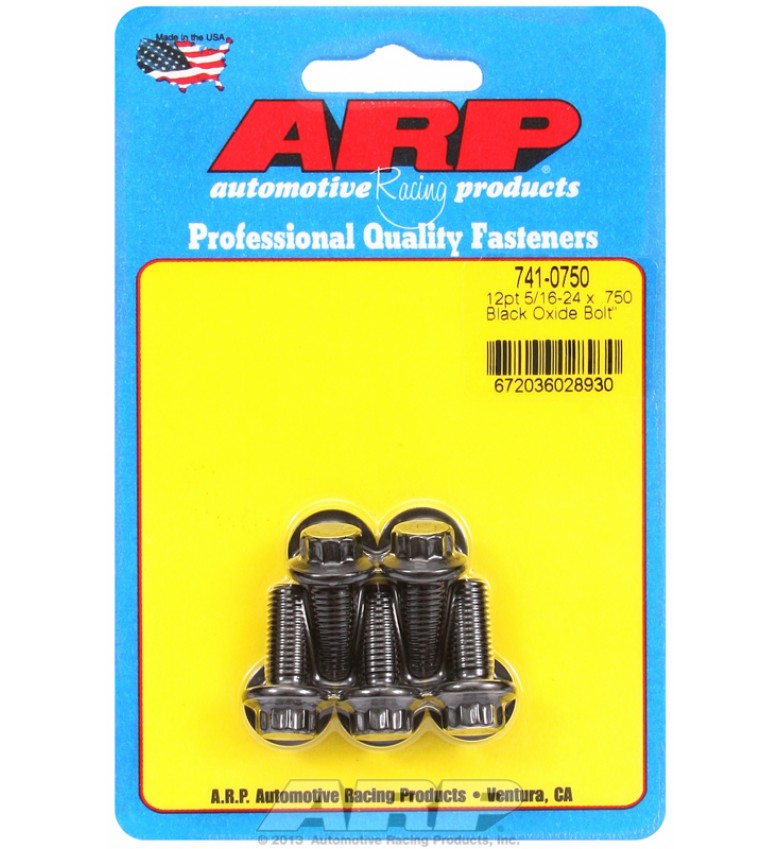 ARP Hardware - 5/16-24 x .750 12pt black oxide bolts