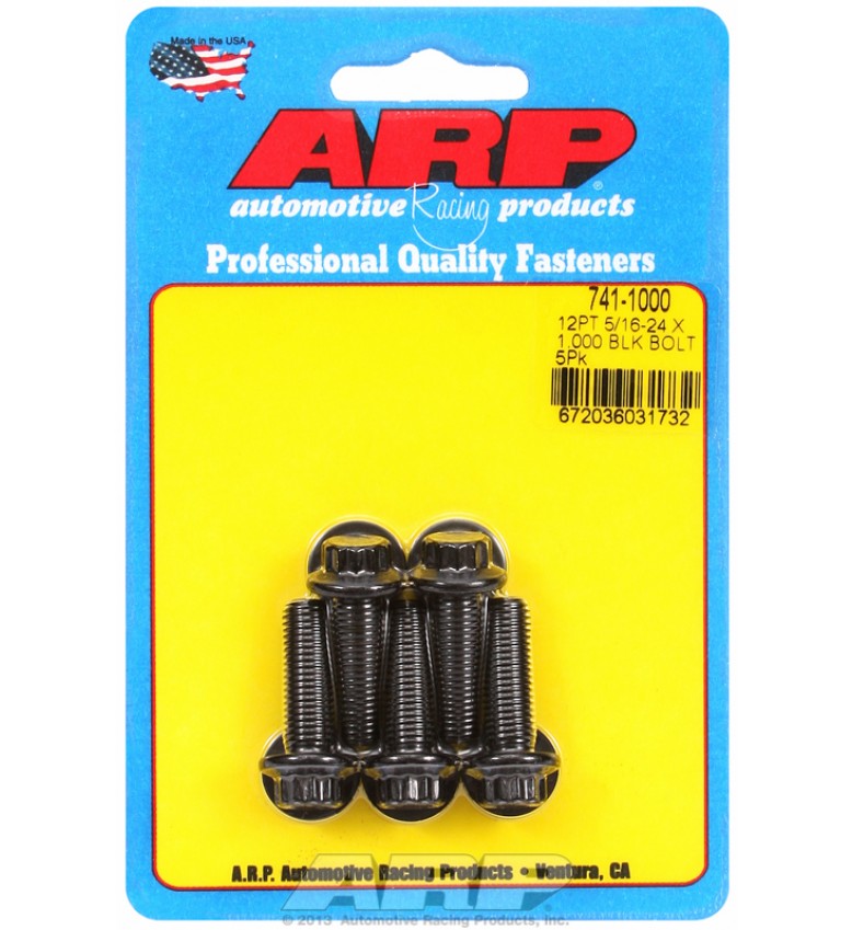 ARP Hardware - 5/16-24 x 1.000 12pt black oxide bolts