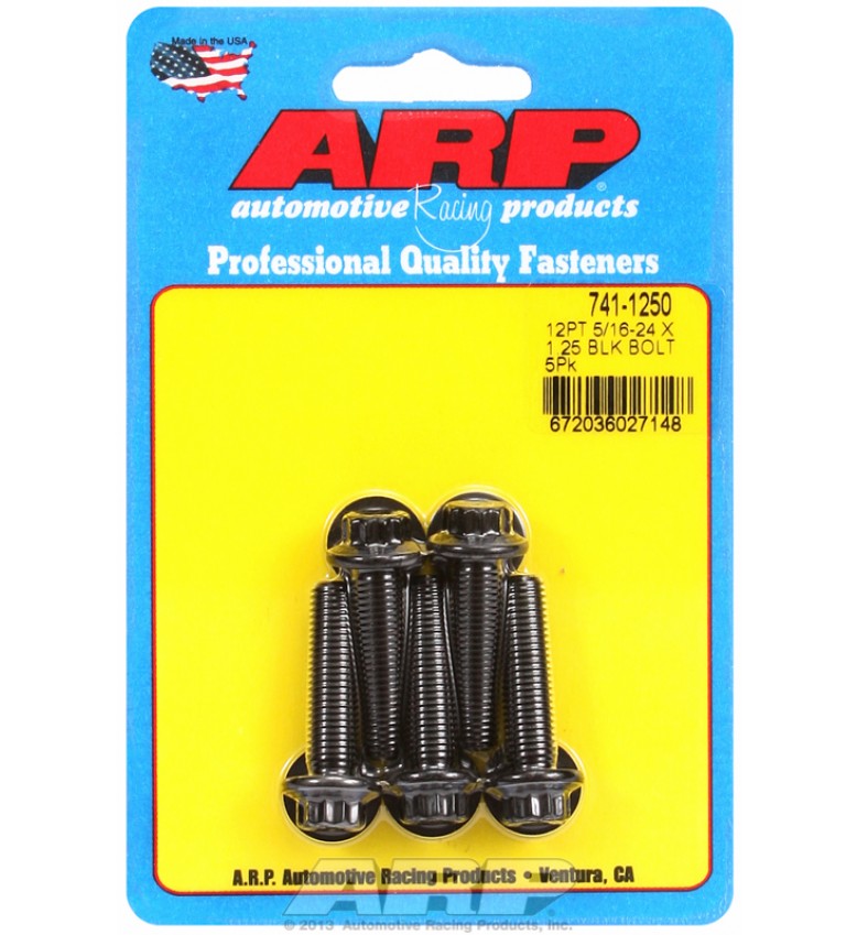 ARP Hardware - 5/16-24 x 1.250 12pt black oxide bolts