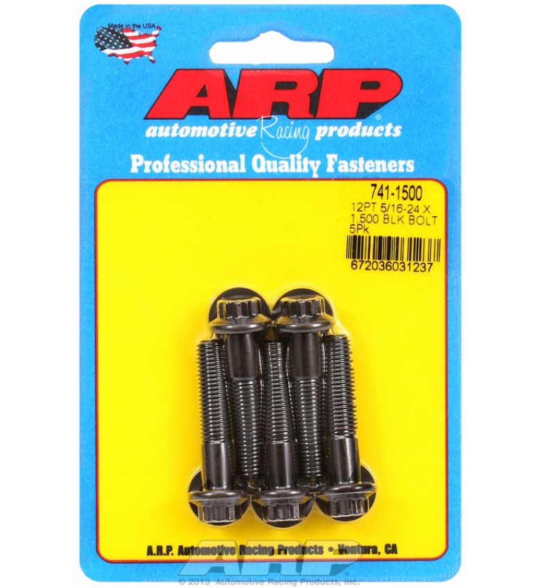ARP Hardware - 5/16-24 x 1.500 12pt black oxide bolts