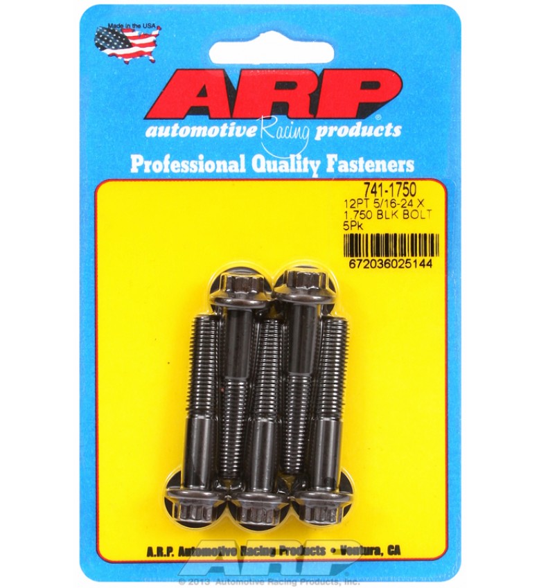 ARP Hardware - 5/16-24 x 1.750 12pt black oxide bolts