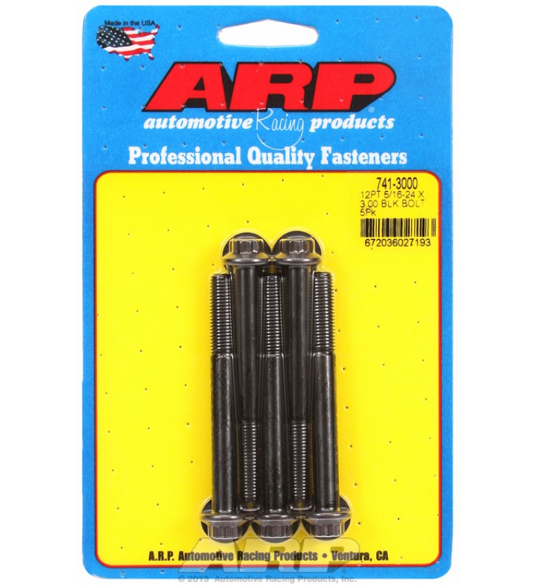ARP Hardware - 5/16-24 x 3.000 12pt black oxide bolts