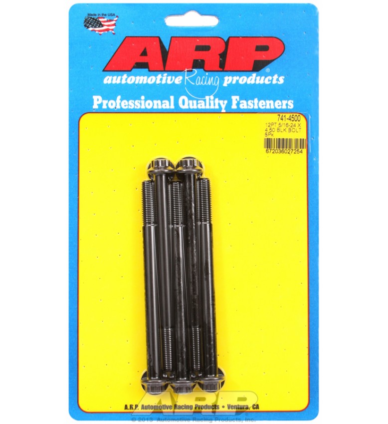 ARP Hardware - 5/16-24 x 4.500 12pt black oxide bolts