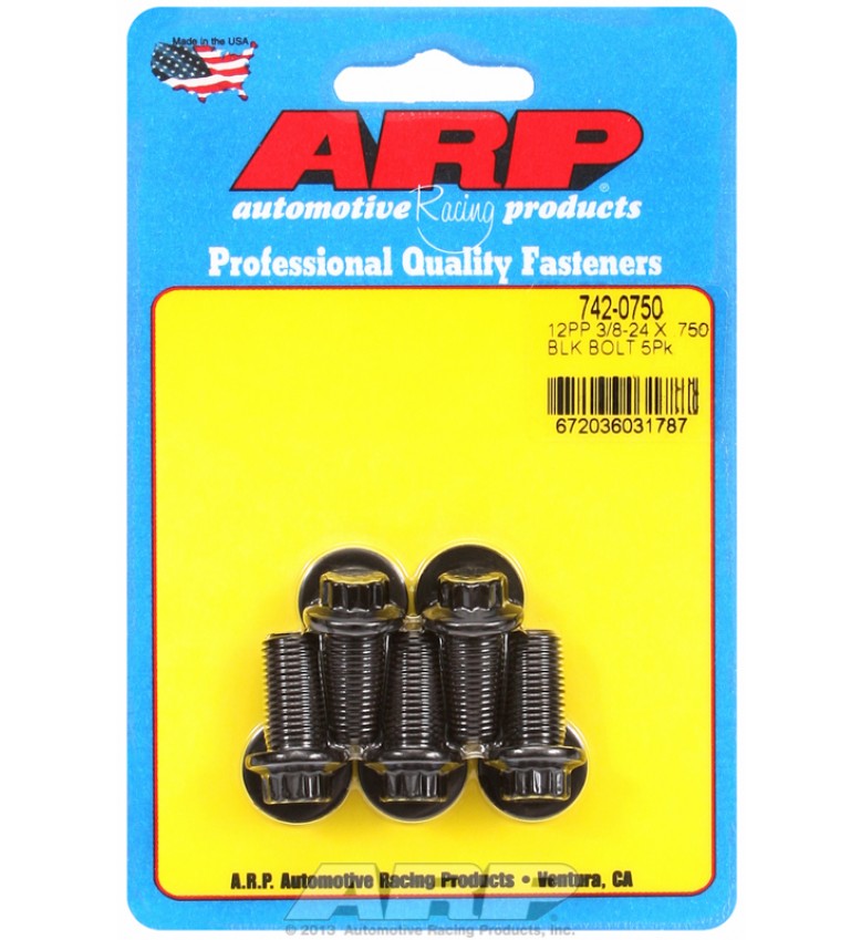 ARP Hardware - 3/8-24 x .750 12pt black oxide bolts