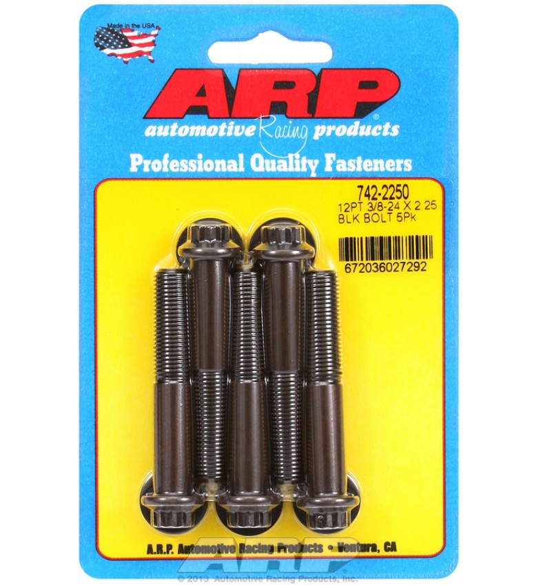 ARP Hardware - 3/8-24 x 2.250 12pt black oxide bolts