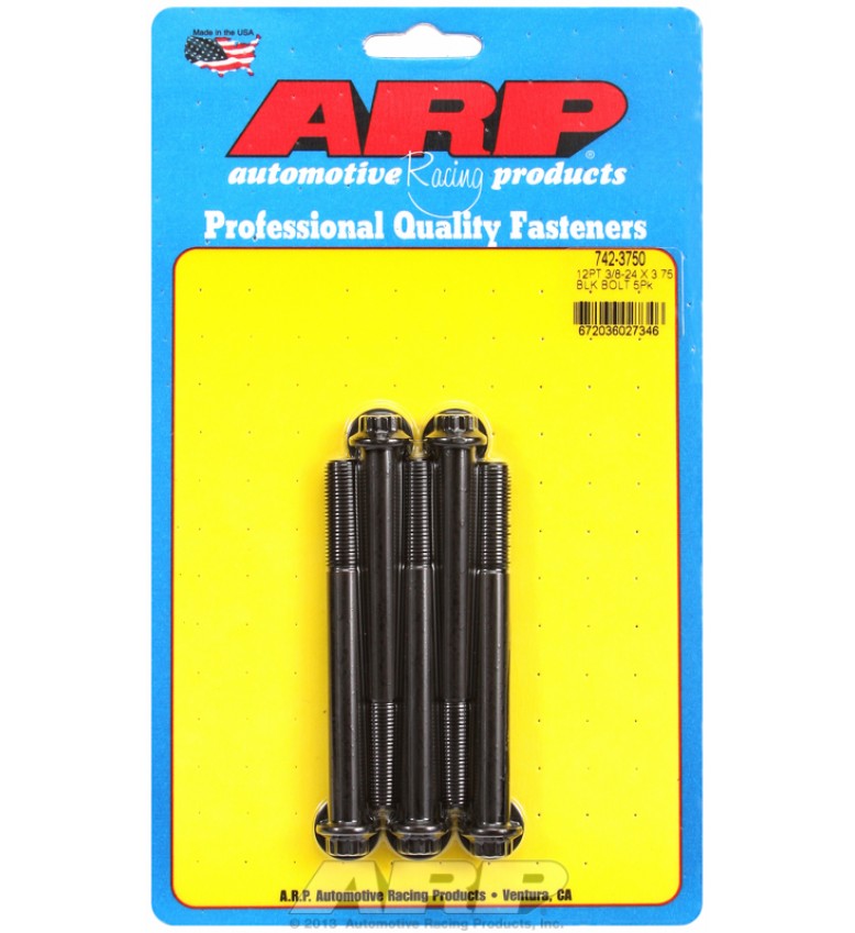 ARP Hardware - 3/8-24 x 3.750 12pt black oxide bolts