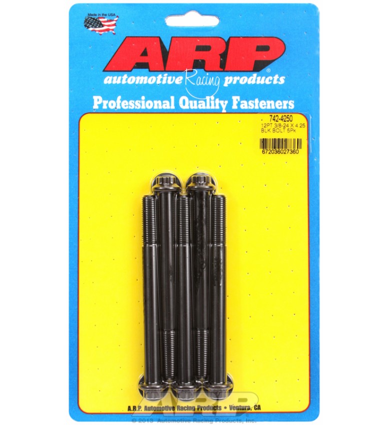 ARP Hardware - 3/8-24 x 4.250 12pt black oxide bolts
