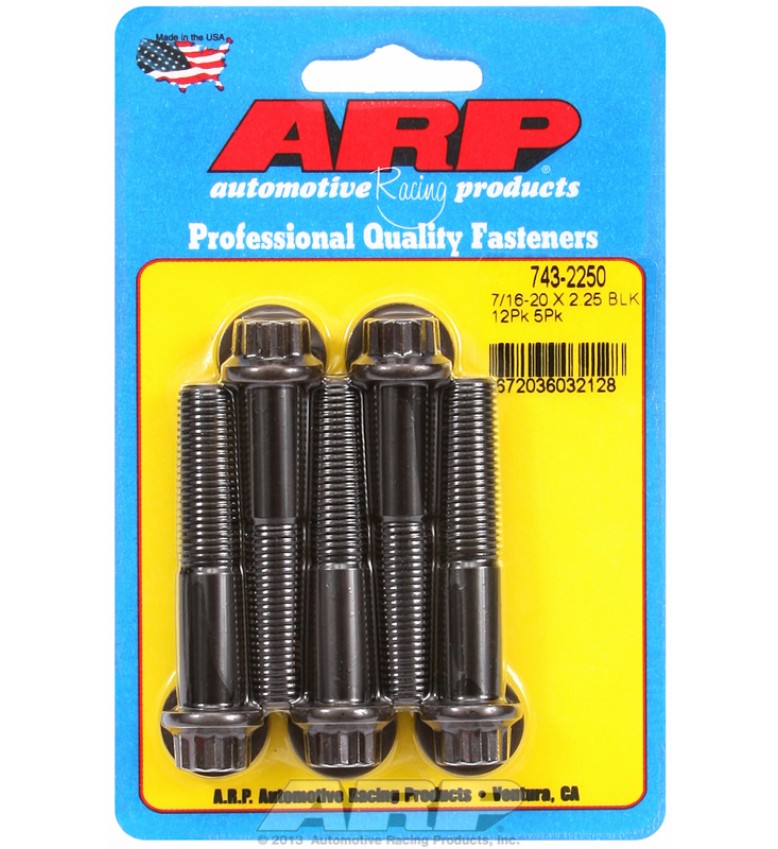 ARP Hardware - 7/16-20 x 2.250 12pt black oxide bolts
