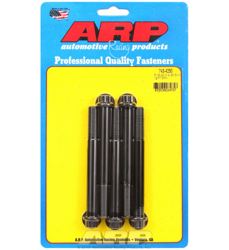 ARP Hardware - 7/16-20 x 4.250 12pt black oxide bolts