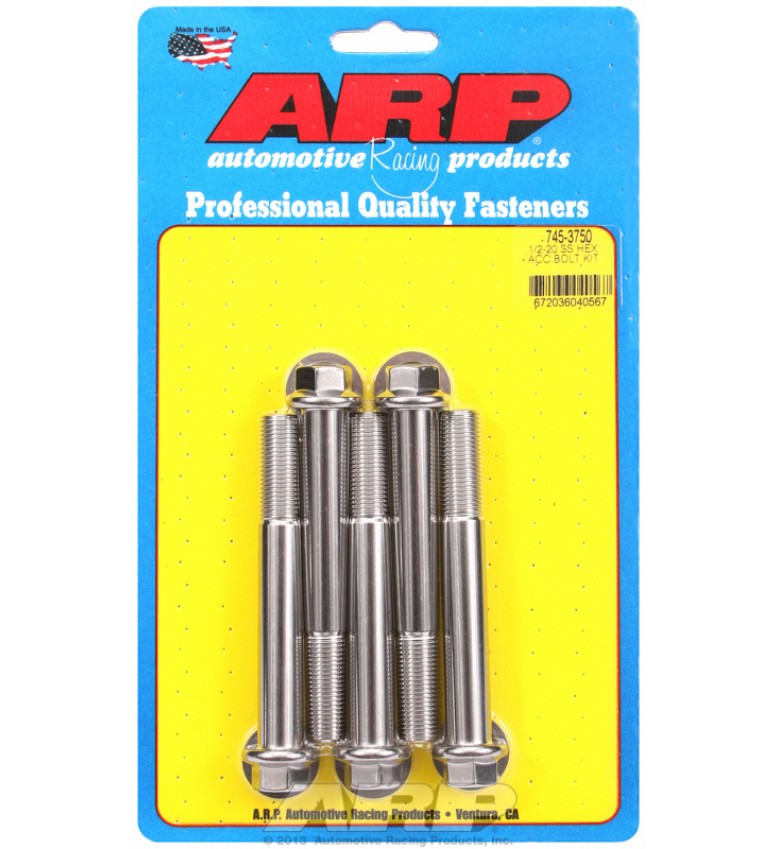 ARP Hardware - 1/2-20 x 3.750 hex SS bolts