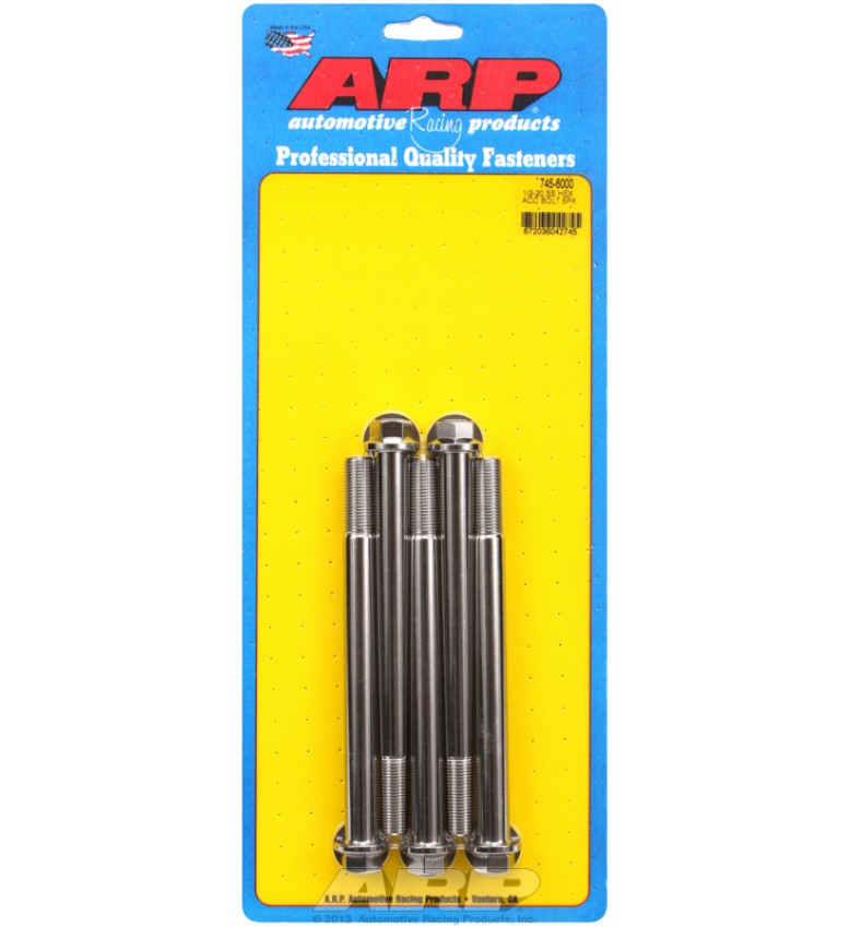 ARP Hardware - 1/2-20 x 6.000 hex SS bolts