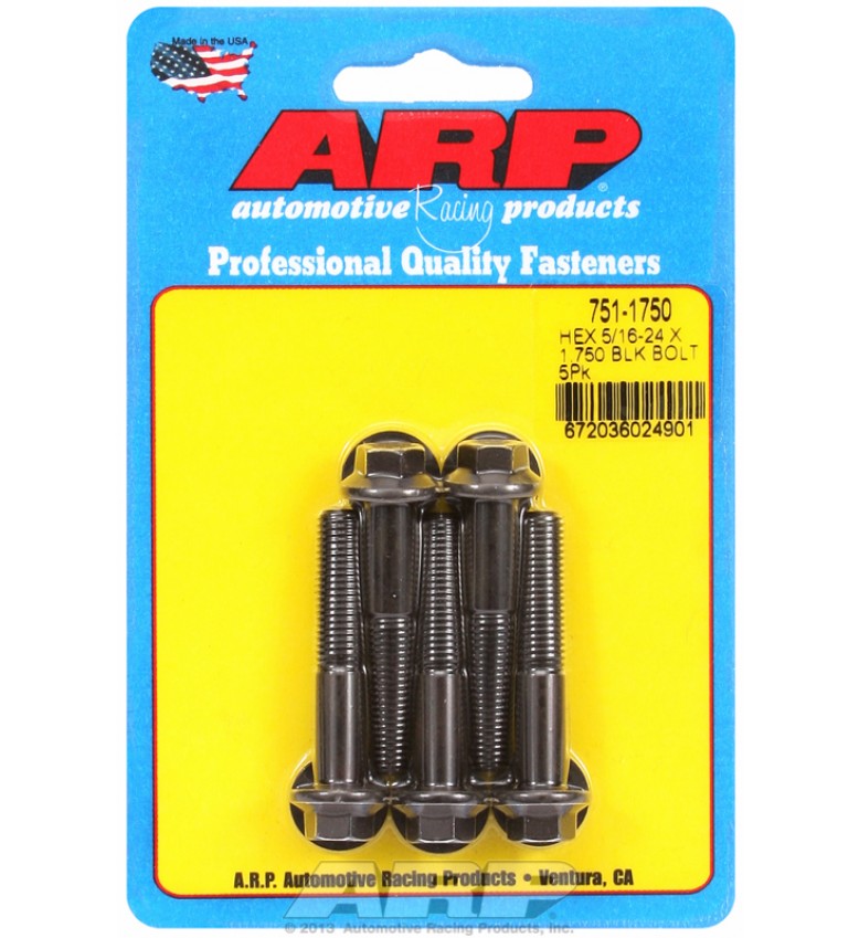 ARP Hardware - 5/16-24 x 1.750 hex black oxide bolts