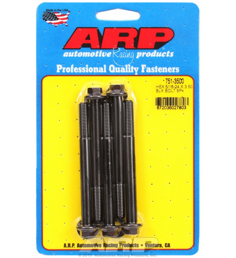 ARP Hardware - 5/16-24 x 3.500 hex black oxide bolts