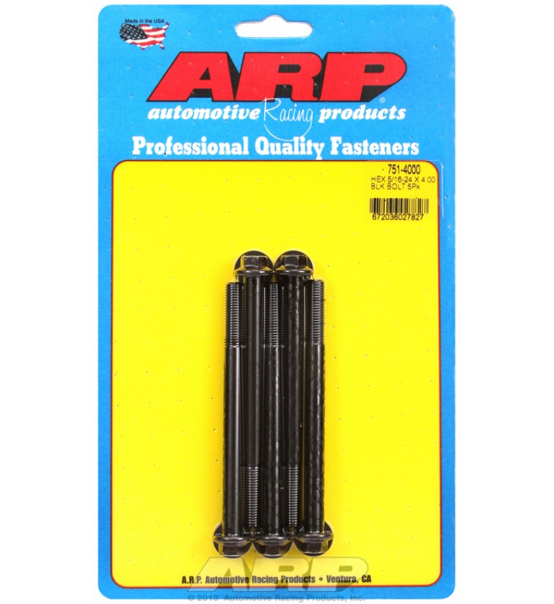 ARP Hardware - 5/16-24 x 4.000 hex black oxide bolts