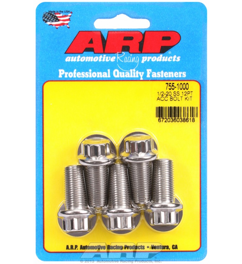 ARP Hardware - 1/2-20 x 1.000 12pt SS bolts