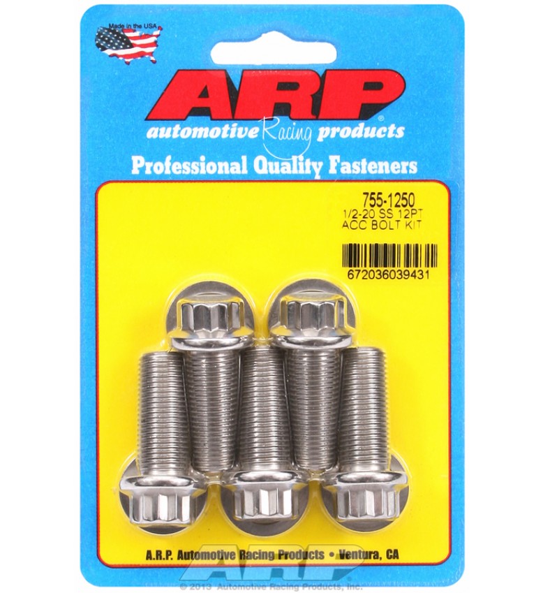 ARP Hardware - 1/2-20 x 1.250 12pt SS bolts